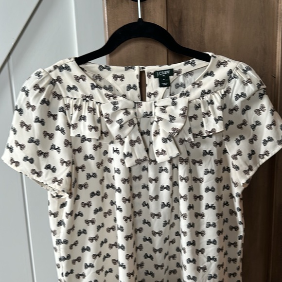 J. Crew Bow Blouse - Picture 5 of 12